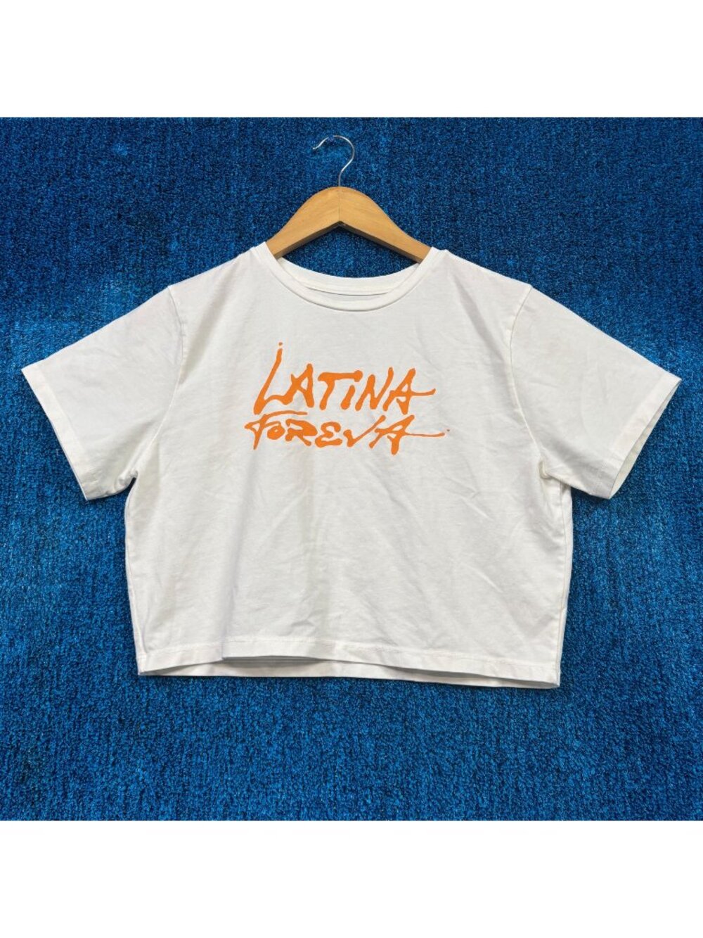 Karol G "Latina Foreva" Graphic Crop Top Size XXL